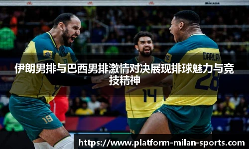 伊朗男排与巴西男排激情对决展现排球魅力与竞技精神