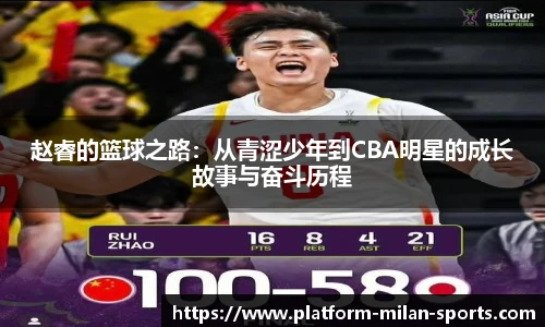 赵睿的篮球之路：从青涩少年到CBA明星的成长故事与奋斗历程
